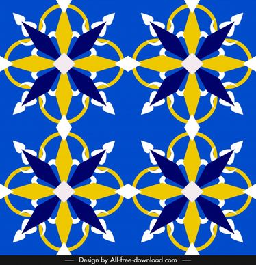 decorative pattern classical european symmetric shape