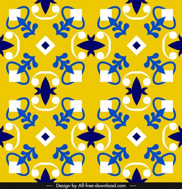 decorative pattern colorful classic flat symmetrical illusion