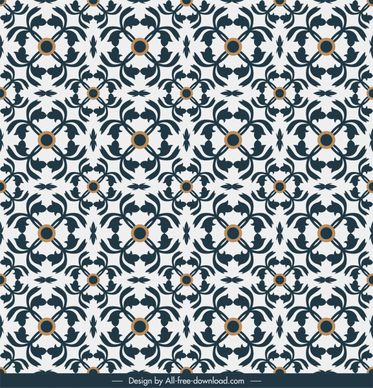 decorative pattern illusive symmetric repeating shapes