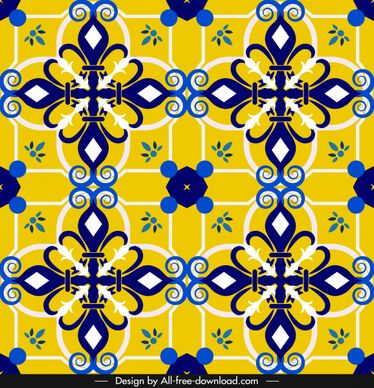 decorative pattern template classical eurpean elegant symmetric design