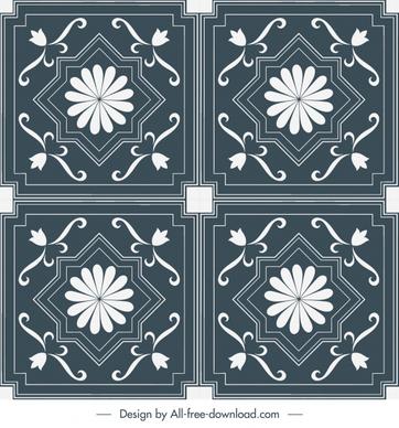 decorative pattern templates elegant classical symmetrical shapes