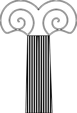Decorative Pillar clip art