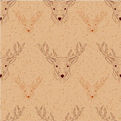 deer head pattern
