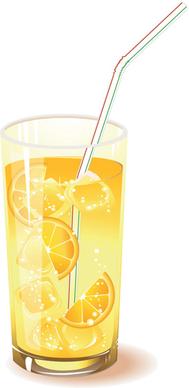 delicious lemon juice vector