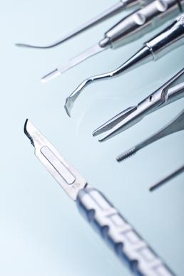 dentist dental tools scalpel