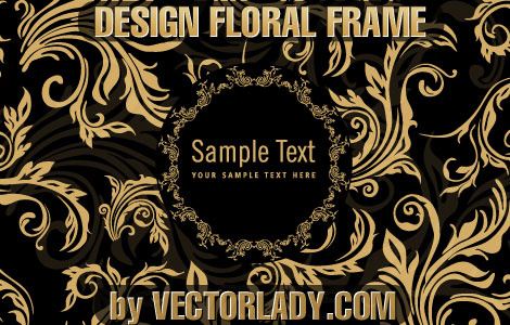 design floral frame