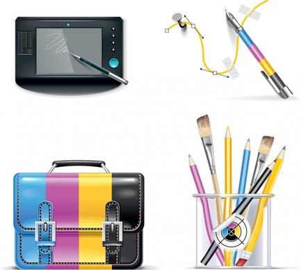 personal tools icons colorful modern design