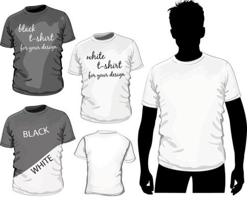 design set of shirts vector template