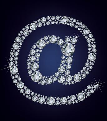 diamonds symbol vector