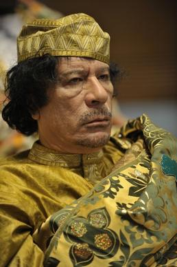 dictator muammar al-gaddafi head of state