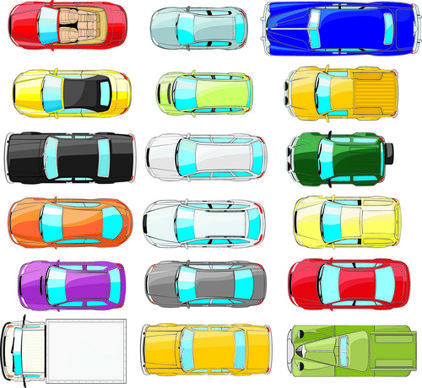 different car vector