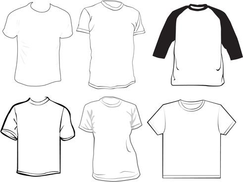 different clothes elements vector