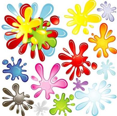 different colors of rainbow backgrounds vector