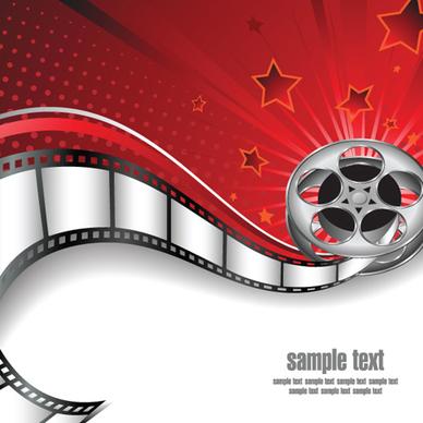 different film and movie mix vector
