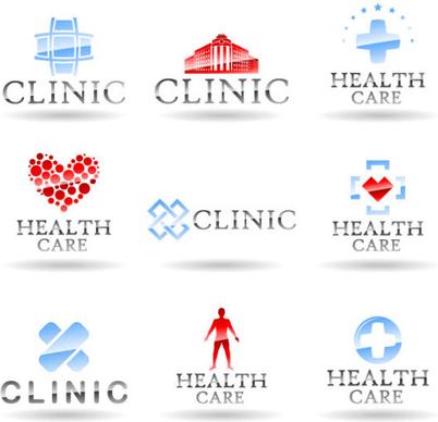 different style of logos design elements vector