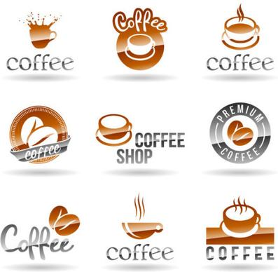 different style of logos design elements vector
