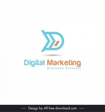 digital marketing logo geometric shape