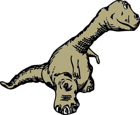 Dinosaur Sideview clip art