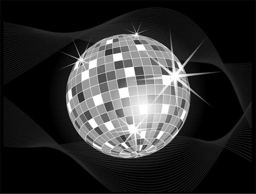 disco ball vector illustration