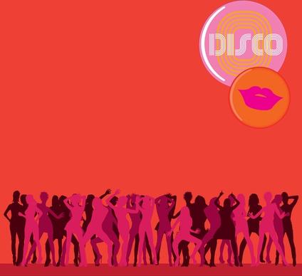 disco dance vector