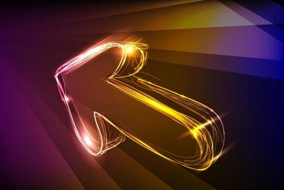discount gorgeous neon background 04 vector