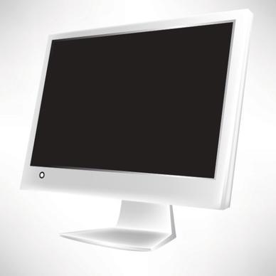 computer screen icon design shiny realistic style