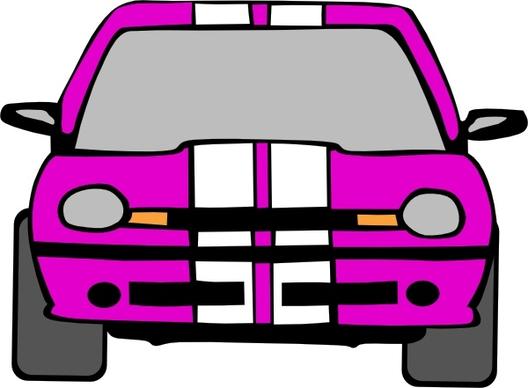 Dodge Neon (pink) clip art