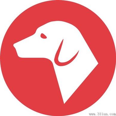 dog icons vector