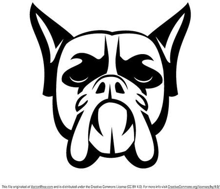 dog vector image