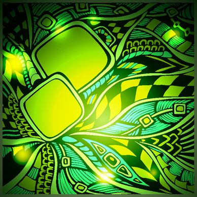 doodle pattern abstract art background vector