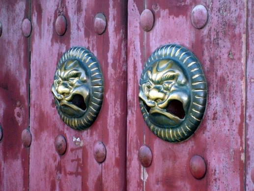 door handle brass