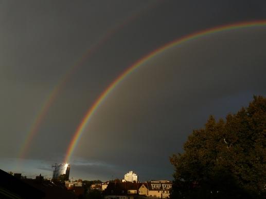 double rainbow rainbow secondary rainbow