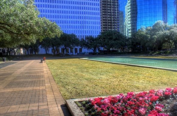 downtown park in houston texas