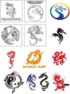 dragon vector collection