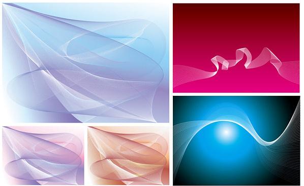dream dynamic lines backgrounds art vector