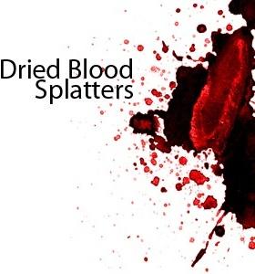 Dried Blood Splatters