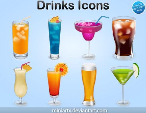 Drinks Icons icons pack