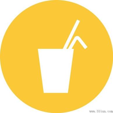 drinks icons vector