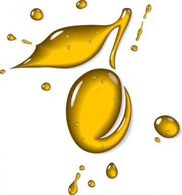 oil droplets background shiny modern 3d sketch