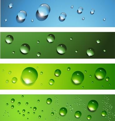 droplets background templates colored modern realistic 3d decor