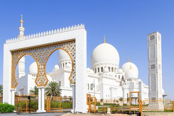 dubai scenery picture elegant muslim architecture 