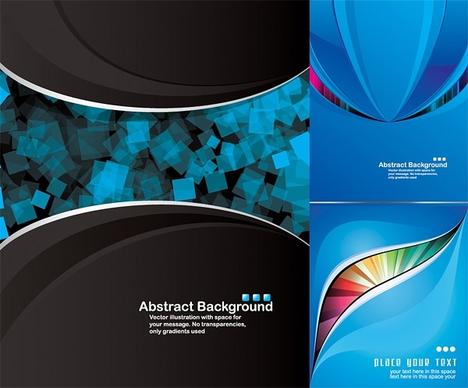 dynamic blue background vector