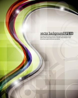dynamic colorful abstract elements 01 vector