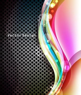 dynamic cool background design vector 2