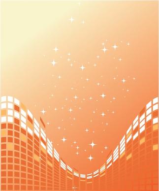 abstract background sparkling curved deformation decor squares ornament