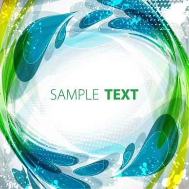 dynamic flow line gorgeous bright vector background