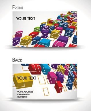 dynamic gorgeous card background 04 vector