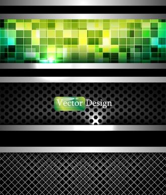 dynamic grid background vector colorful technology