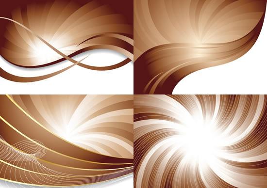 dynamic helical line background vector
