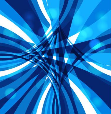 dynamic lines blue abstract vector background
